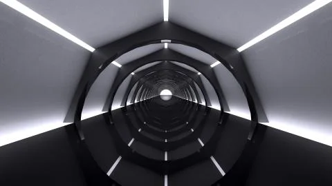 Abstract Modern Background, empty futuristic interior Stock Illustration