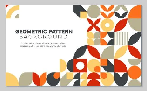 Abstract modern background with geometric pattern Ilustración de archivo