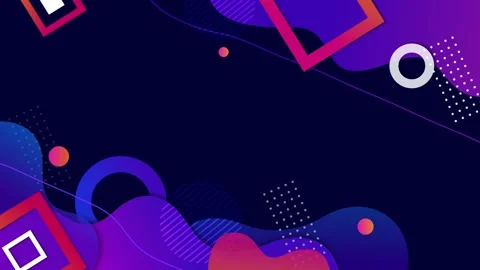 Abstract modern background geometric shapes animation, flowing blobs and do.. 스톡 동영상 333905853