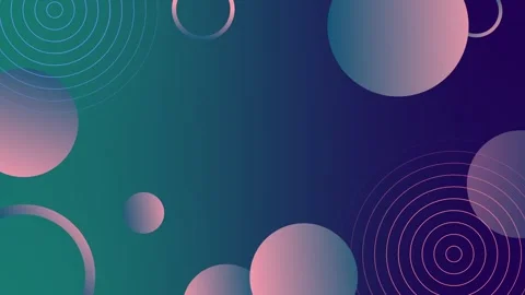 Abstract modern background gradient circles and concentric rings minimalist.. 動画素材 337072268