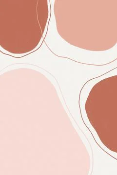 Abstract modern background. Hand drawn contemporary trendy illustrations Stock Illustration