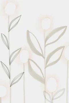 Abstract modern background. Hand drawn contemporary trendy illustrations Stock Illustration