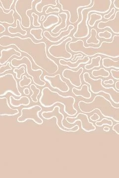 Abstract modern background. Hand drawn contemporary trendy illustrations Stock Illustration
