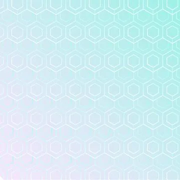 Abstract Modern Background with Hexagon. Geometric pattern with Blur Sweet Stock Illustration