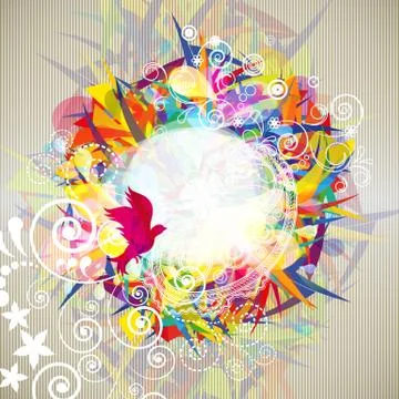 Abstract modern background. Stock Illustration