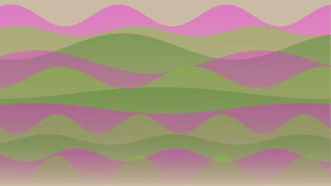 Abstract modern background with layered wavy hills and flowing organic shap.. Иллюстрация