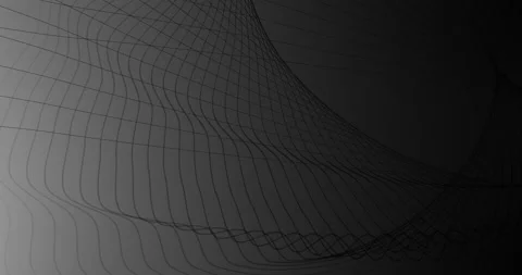 Abstract Modern Background Loop. curved wavy lines tech futuristic motion backgr Stock Footage 237645952