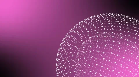 Abstract modern background loop two orbs rotating pink Stock Footage 61544800