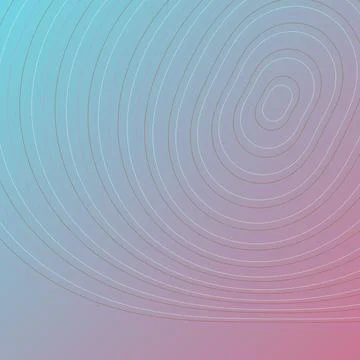 Abstract Modern Background with Minimalist Topographic Lines and Soft Blue .. Stock Illustration