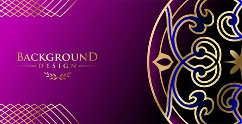 Abstract modern background with ornament Stock Illustration