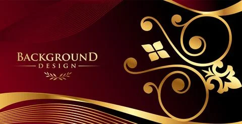 Abstract modern background with ornament Stock Illustration