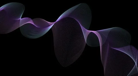 Abstract modern background with parallel lines Stock Illustration