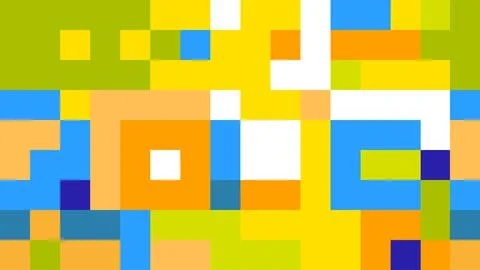 Abstract modern background with pixels pattern. Child style. Ilustração Stock