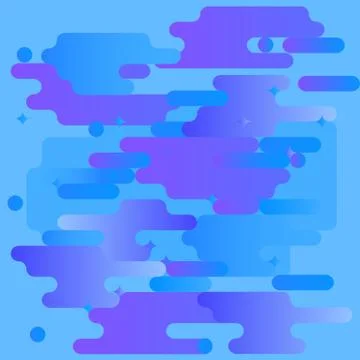 Abstract modern background with rounded element Stock Illustration