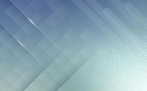 Abstract Modern Background with Square and Halftone Element Stock Illustration