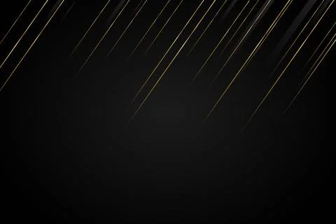 Abstract modern black luxury background with golden diagonal lines and blac.. Illustrazione stock