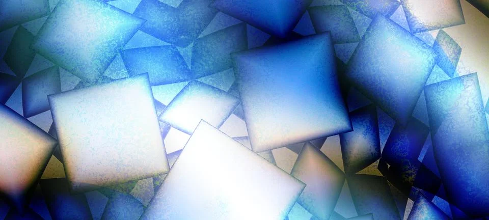 Abstract modern blue background design with layers of textured white transpar Illustrazione stock