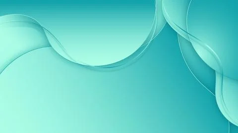 Abstract modern blue fluid gradient shapes pattern with wave lines background Stock Illustration