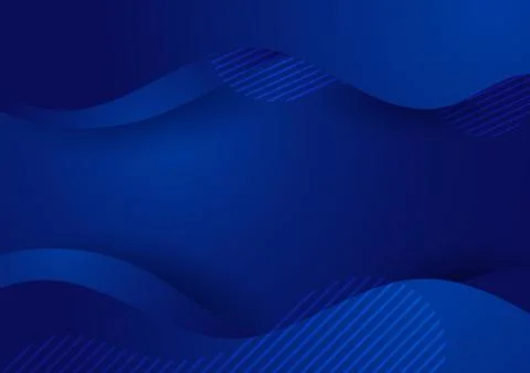 Abstract modern blue gradient liquid wave background Stock Illustration