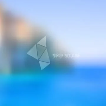 Abstract Modern Blurred Background Stock Illustration