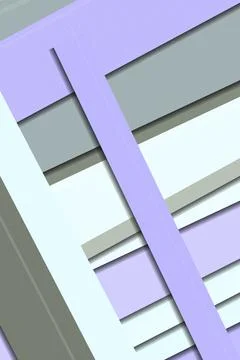 Abstract modern building facade with repeating window rectangles, rendered .. Illustrazione stock