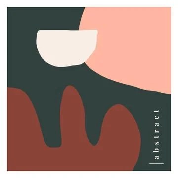 Abstract Modern Collage Design Stock Illustration