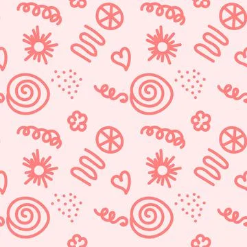 Abstract modern color seamless pattern. Simple endless texture dotted. Repeat Stock Illustration