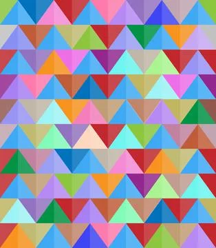 Abstract modern colorful background with triangular shapes Illustrazione stock