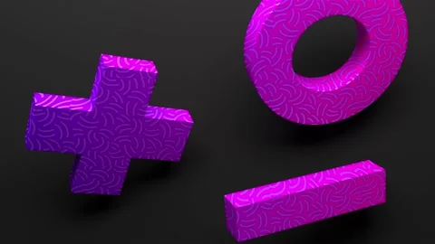 Abstract modern composition with colorful gradient pink, vivid, purple cross, 스톡 동영상 139069784