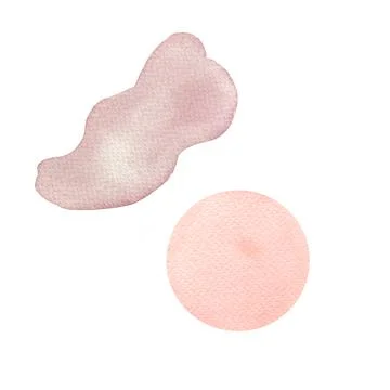 Abstract modern composition. Watercolor elements background. Hand painted d.. Stock Illustration