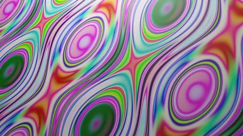 Abstract modern creative optical illusion marble texture colored wavy style Stock Illustration