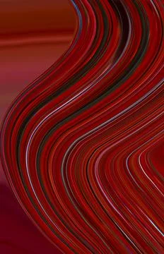 Abstract modern dark background with digital red wave line. Innovation techno Stock Illustration
