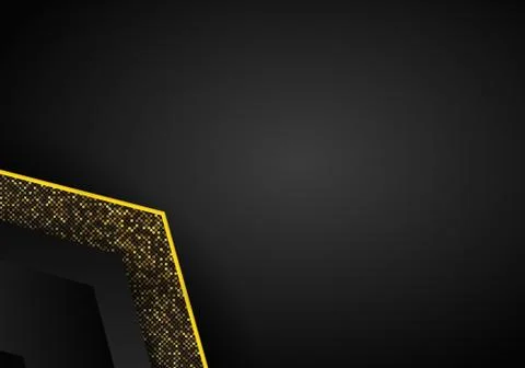 Abstract modern dark background with overlap layers. Realistic texture with g Stock Illustration
