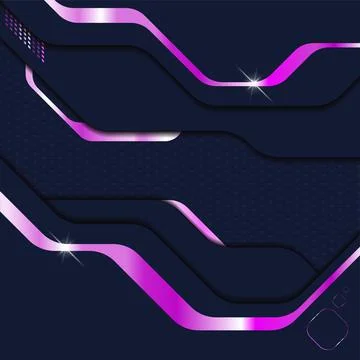 Abstract modern dark metallic background. Sci-fi techno cyberpunk style layer Stock Illustration