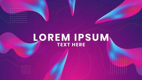 Abstract modern design 3d flow shape. Liquid wave backgrounds for Poster, Presen Stock Illustration