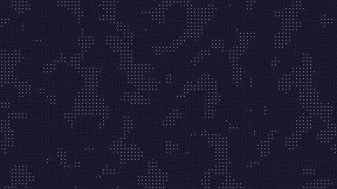 Abstract Modern Digital Dotted Pattern With Dark Purple Background Stock Illustration
