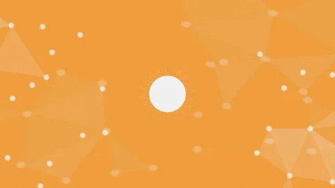 Abstract modern dot and line motion graphics. Animation sun spin Video stock 139633157