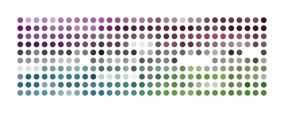 Abstract modern dot panorama design background illustration Stock Illustration