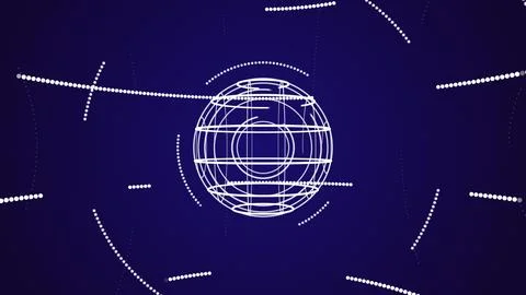 Abstract modern dotted particles background Stock Illustration
