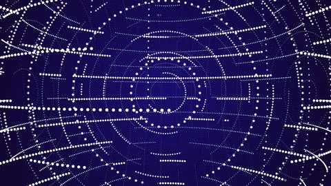 Abstract modern dotted particles background Stock-Illustration