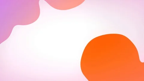 Abstract modern dynamic flowing liquid shapes motion graphic elements. Orange Stock Footage 119805353