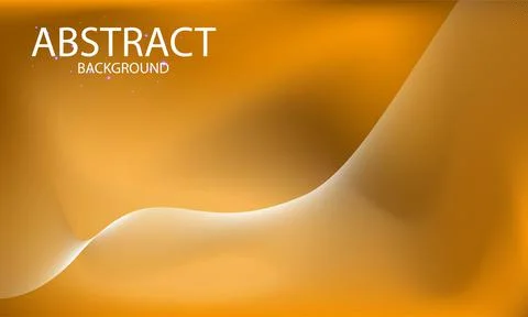 Abstract modern dynamic wavy background brighten in gold Stock Illustration