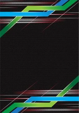 Abstract modern frame. Stock Illustration