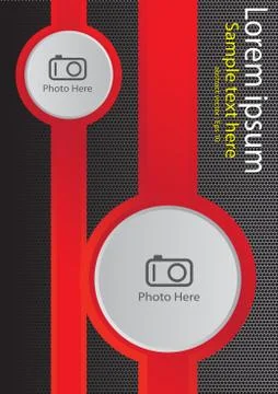 Abstract modern frame, vector illustration. Stock Illustration