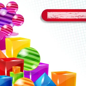 Abstract modern geometric background. Stock Illustration