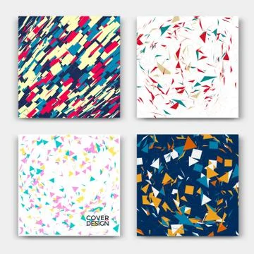 Abstract modern geometric background Illustrazione stock