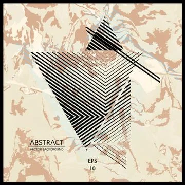 Abstract modern geometric background. Stock Illustration