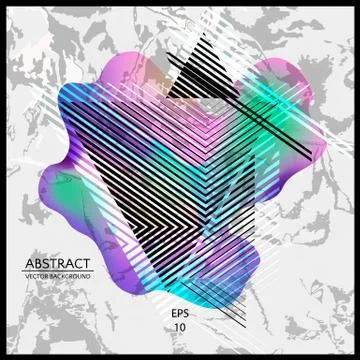 Abstract modern geometric background. Stock Illustration