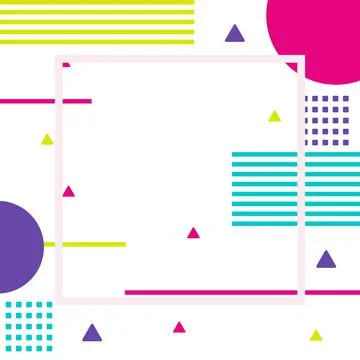 Abstract modern geometric background. Stock Illustration