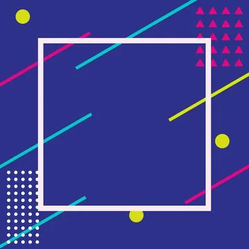 Abstract modern geometric background. Illustrazione stock